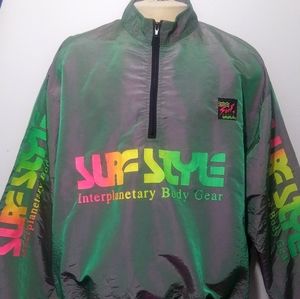 Surf Style Vintage Retro Pullover Iridescent OS